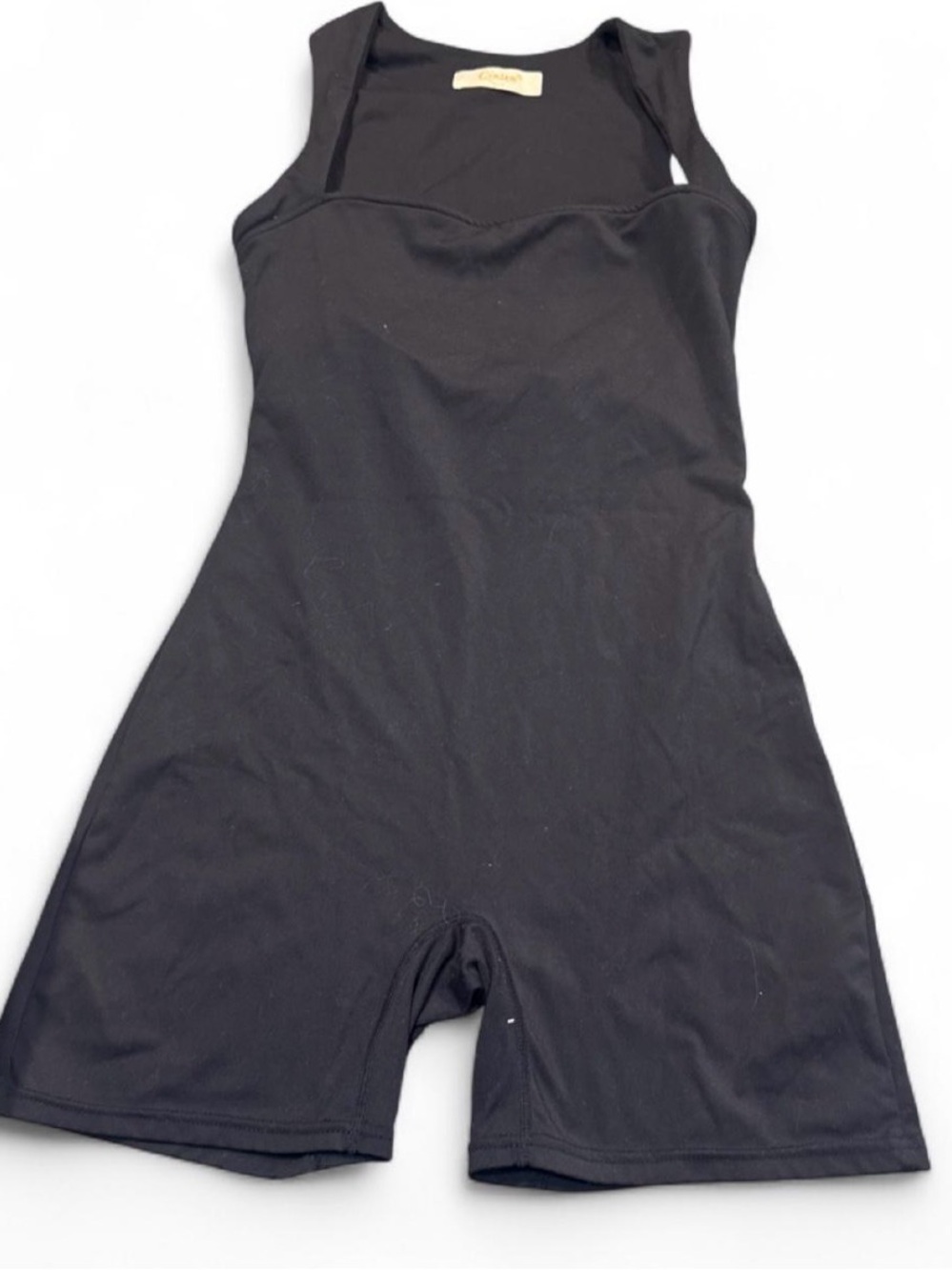 Source Unknown Black Girls' Sleeveless Romper Jumpsuit